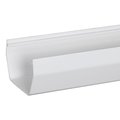 Amerimax Home Products Gutter, 10 ft L, 5 in W, Vinyl, White T0573